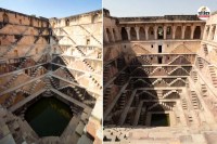 Rajasthan Chand Baori is famous worldwide it is built in an inverted pyramid style