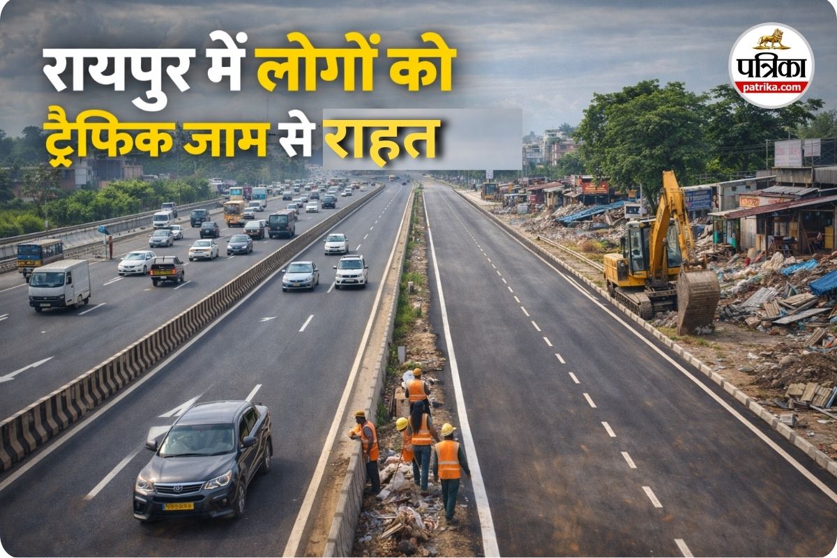 राजधानी की सड़कों पर राहत की खबर (photo source- Patrika)