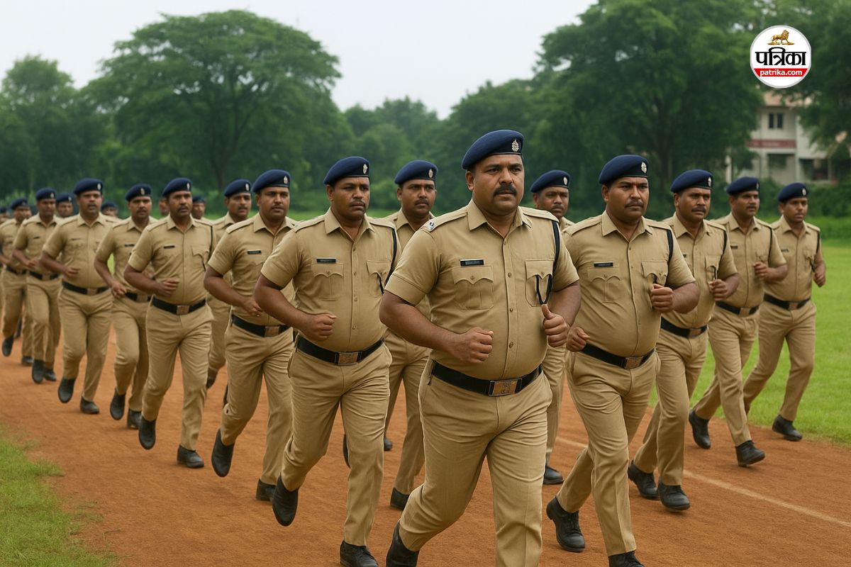 किसी की तोंद बाहर है तो… 300 से ज्यादा पुलिसकर्मी मिले अनफिट, IG ने दिया निर्देश- सुबह 4 बजे लगाएं दौड़...(photo-patrika)