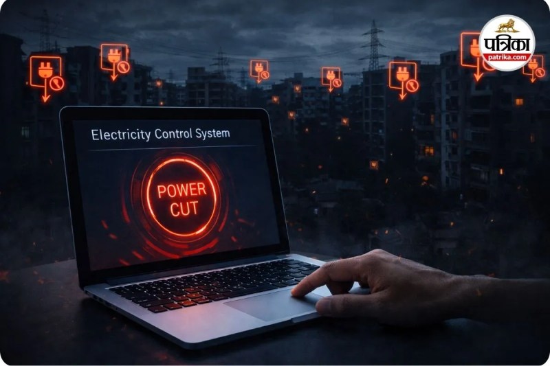 सॉफ्टवेयर से बिजली बंद (photo source- Patrika)