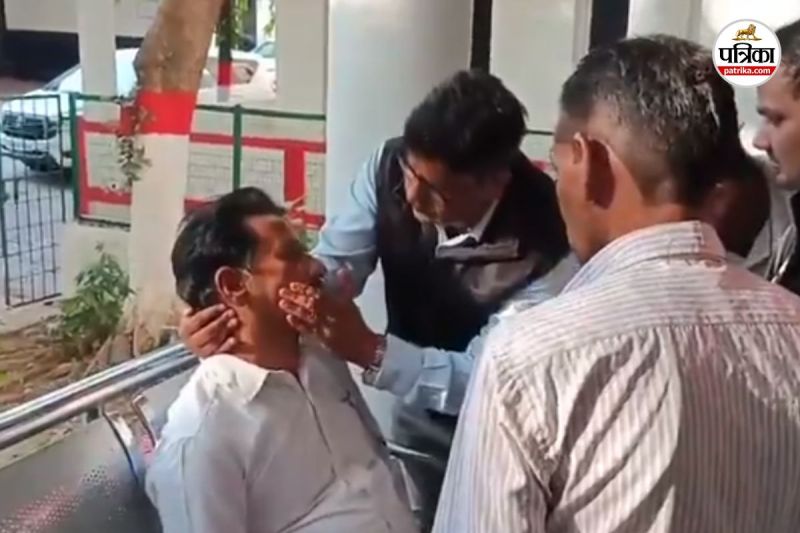 मंत्री की फटकार सुनते ही बेहोश हुए BEO (फोटो सोर्स- पत्रिका)