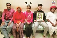 हादसे में मृतक लालाराम सैनी के परिजन, पत्रिका फोटो