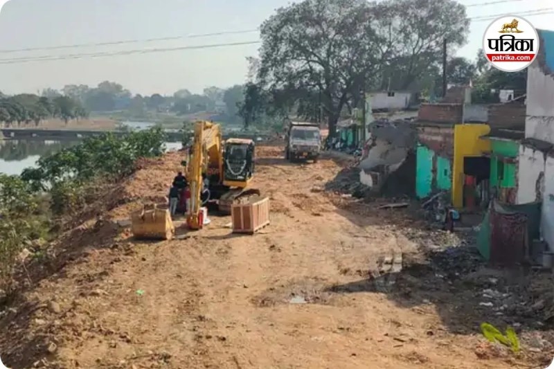 रायगढ़ में बन रहा नया मरीन ड्राइव (photo source- Patrika)