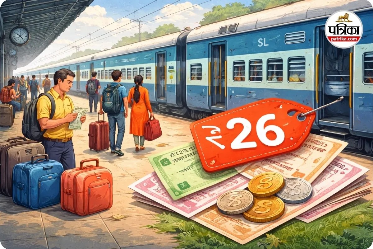 Railway Fare Hike: आज से रेलवे का नया किराया लागू, लंबी दूरी की ट्रेनों में स्लीपर-जनरल कोच हुए महंगे