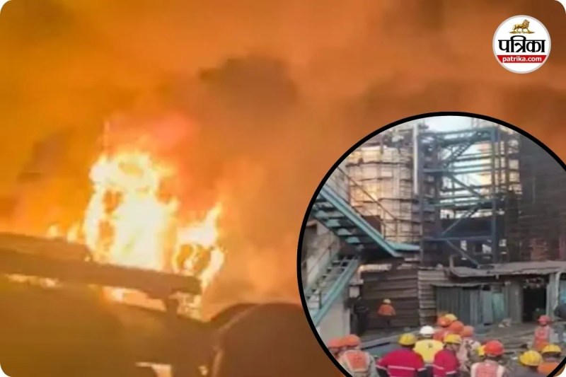 बालको प्लांट में बड़ा विस्फोट (photo source- Patrika)