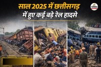 साल 2025 में छत्तीसगढ़ में हुए कई बड़े रेल हादसे(photo-AI)