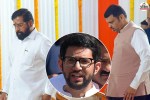 Devendra Fadnavis Eknath Shinde Aaditya Thackeray