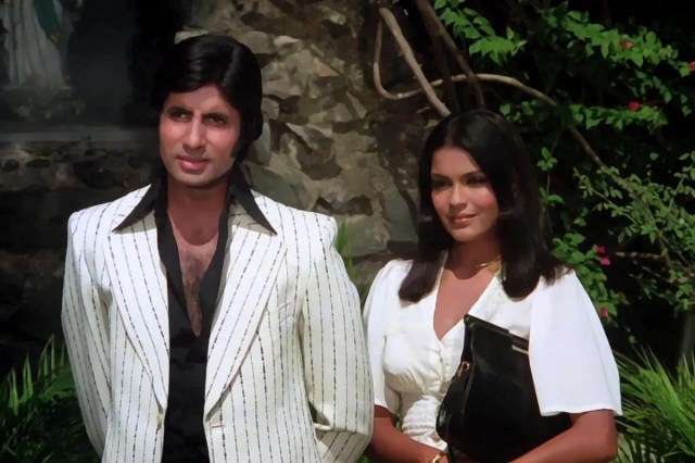 Amitabh Bachchan and Zeenat Aman in Don