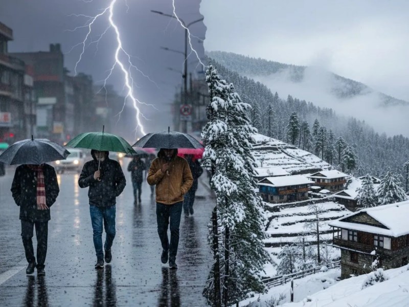 Due to the activation of western disturbance, IMD has issued a warning of rain and snowfall in Uttarakhand on November 7 and 8