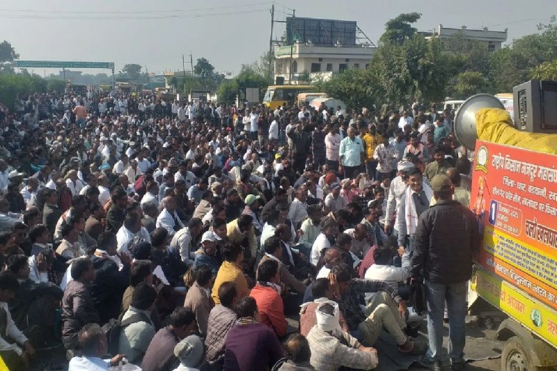 Dhar Farmer Protest fir on kisan leaders khalghat mp news