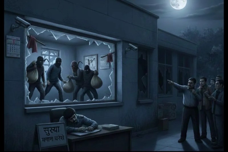 Fearless thieves broke into the DM's office in Dehradun