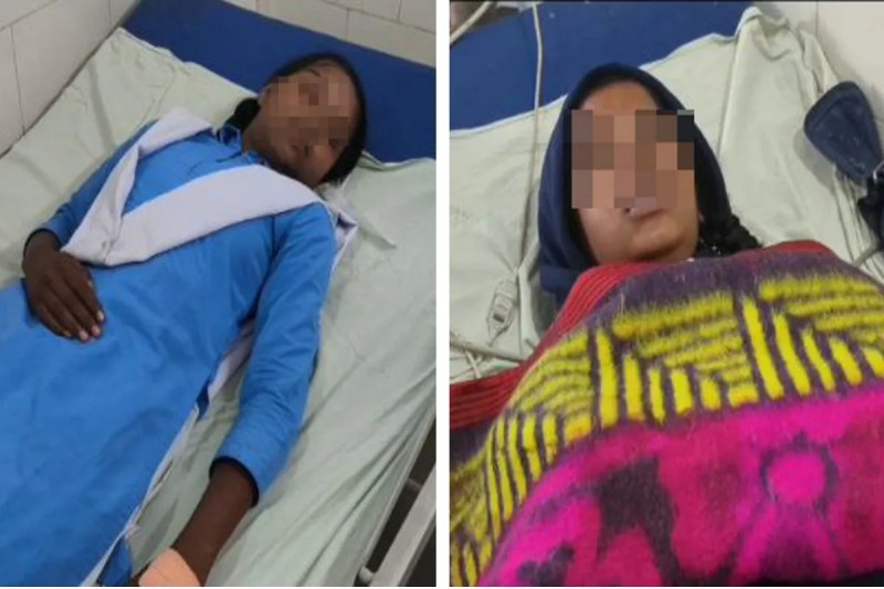 Girls student unconscious
