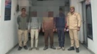 पुलिस की गिरफ्त में तीन आरोपी (फोटो सोर्स- औरैया पुलिस)