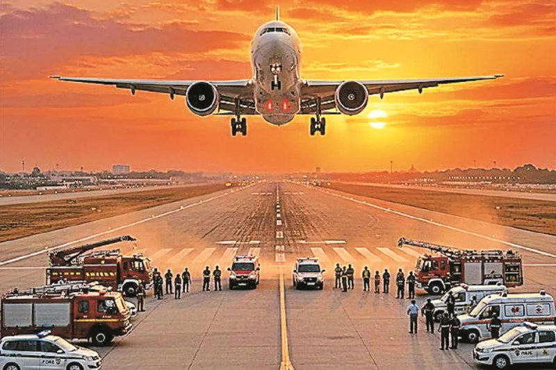 Jaipur airport big accident averted Mumbai Jaipur flight 156 lives saved due to pilot and ATC presence of mind
