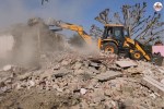 Jhunjhunu Bulldozer action