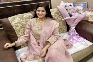 katha vachak nidhi saraswat ki shadi know all about her married after indresh upadhyay