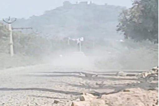Koselav-Sanderao Road, Koselav-Sanderao Road in Pali, Koselav-Sanderao Road Damaged, Pali Road News, Pali News, Rajasthan News