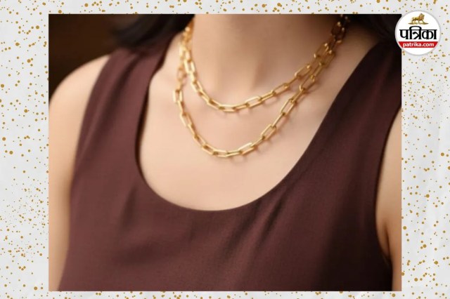 Elegant Lillian Link chain,  Minimalist link necklace design.

 