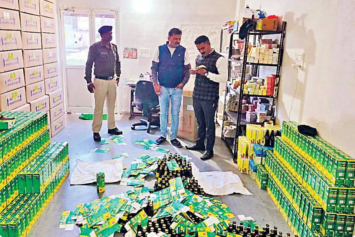 MP News Fake Syrup Factory sealed in indore