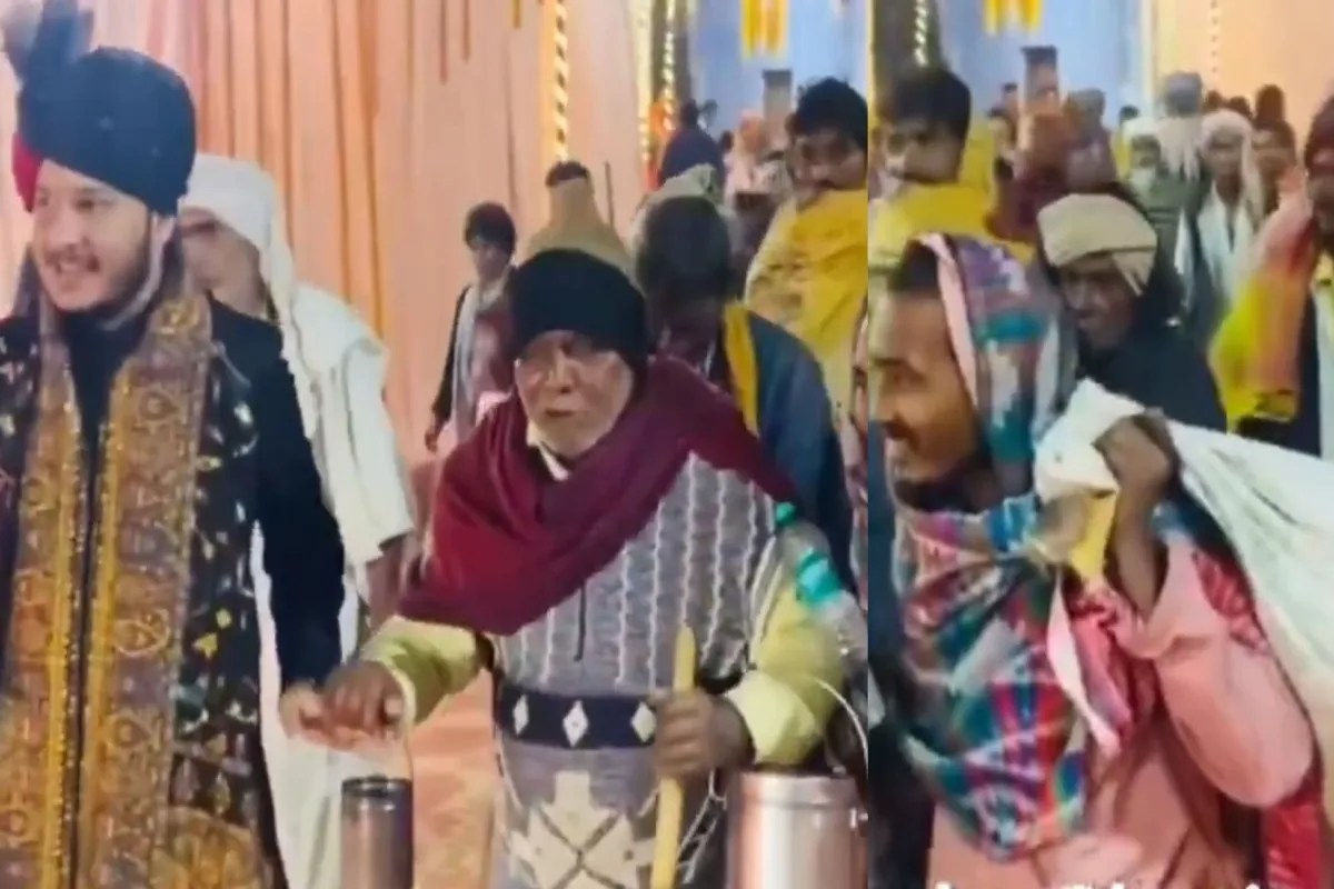 siddharth resident of ghazipur invites beggars in sister wedding serves gift and food