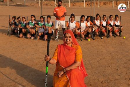 Hockey Wali Sarpanch participated in Sarpanch Shakti program in Delhi How did Neeru Yadav get this name Rajasthan Jhunjhunu