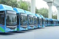 8 new electric ac buses start from sahibabad depot with new routes