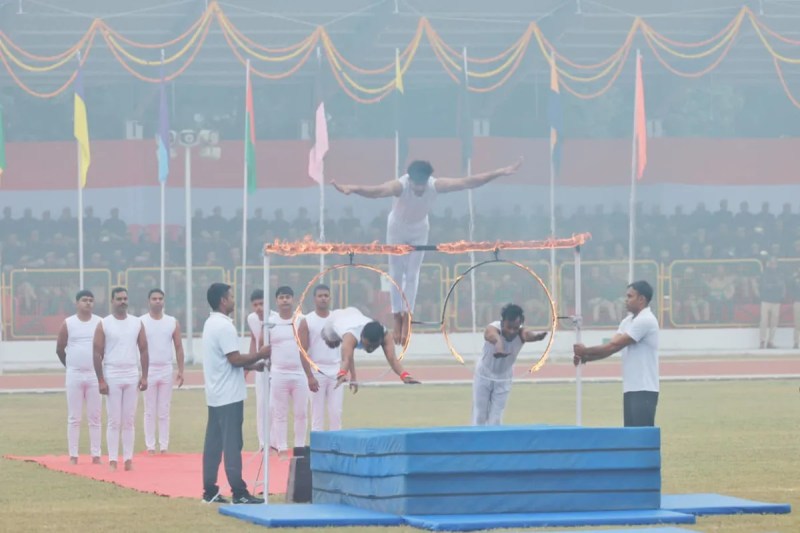 PAC स्थापना दिवस पर दिखा शौर्य, अनुशासन और योगशक्ति का अद्भुत संगम (फोटो सोर्स : Information Department )