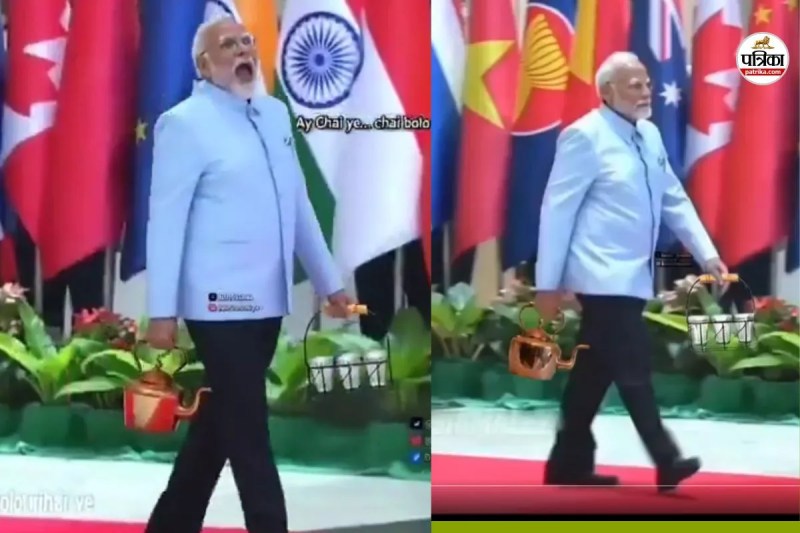 PM Modi AI video, Congress shares AI-generated video of Modi, Modi selling tea video controversy,