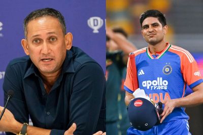 Ajit Agarkar and Shubman Gill