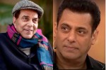 Salman khan's tribute to Dharmendra