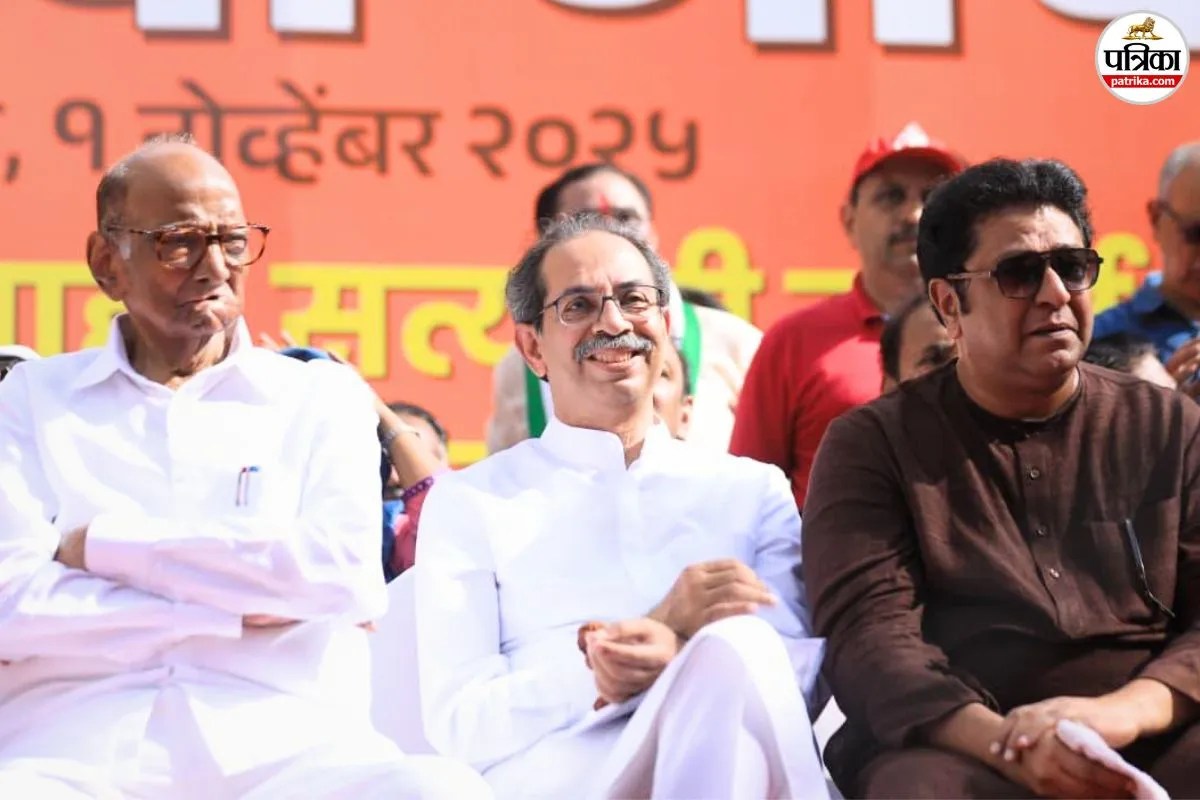 Sharad Pawar Uddhav Thackeray Raj Thackeray