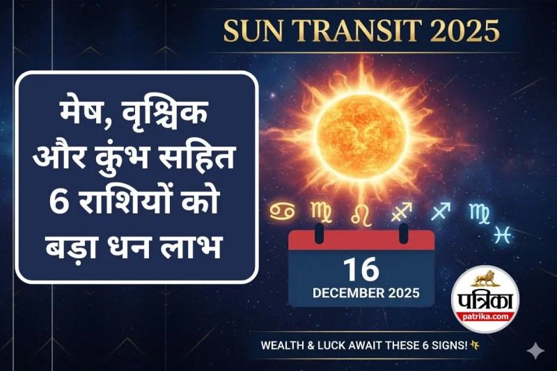 Surya Gochar December 2025