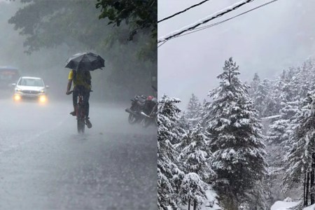 The IMD has issued a forecast of heavy rain and snowfall in Uttarakhand today and tomorrow, leading to severe cold weather
