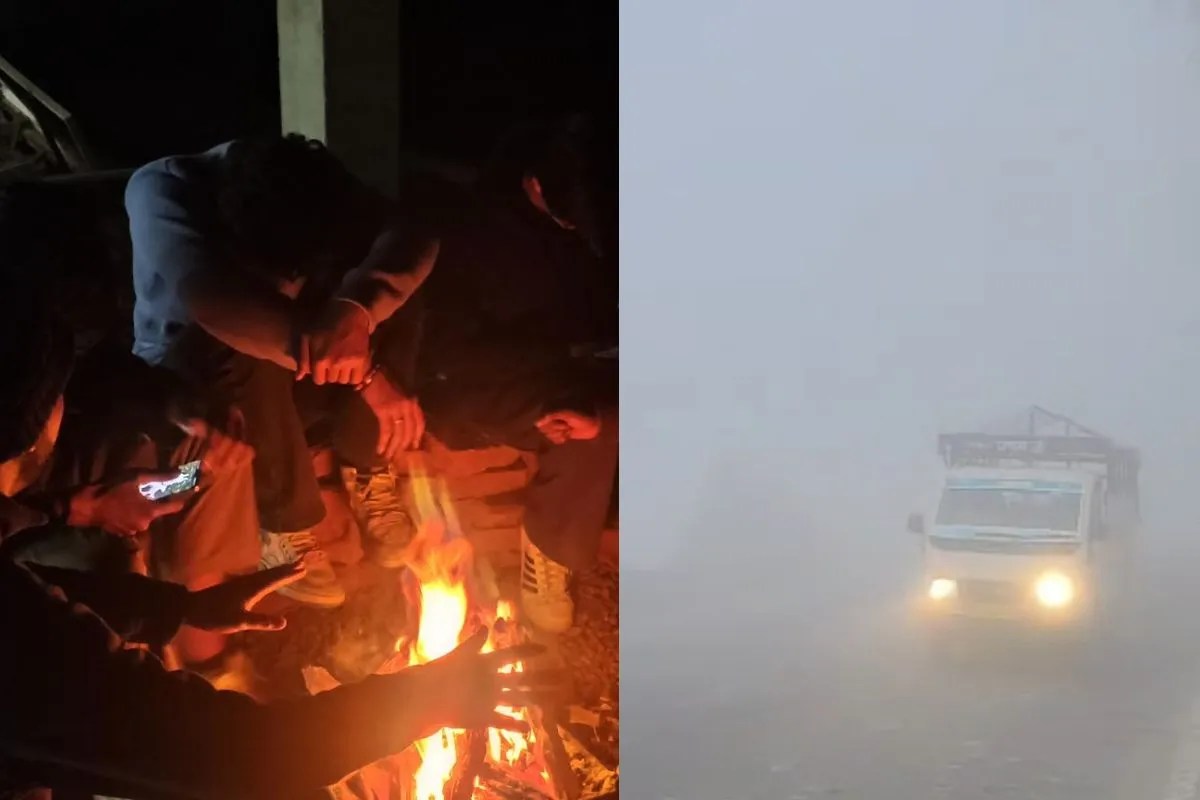 CG Dense Fog Update: छत्तीसगढ़ में दिसंबर में पहली बार इतना घना कोहरा, ठंडी हवाओं ने बढ़ाई दिक्कत(photo-patrika)