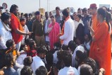 Former CM Vasundhara Raje, Former CM Vasundhara Raje convoy, Vasundhara Raje convoy stopped in Kota, Kota News, Rajasthan News