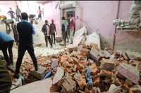 Cold storage wall collapsed