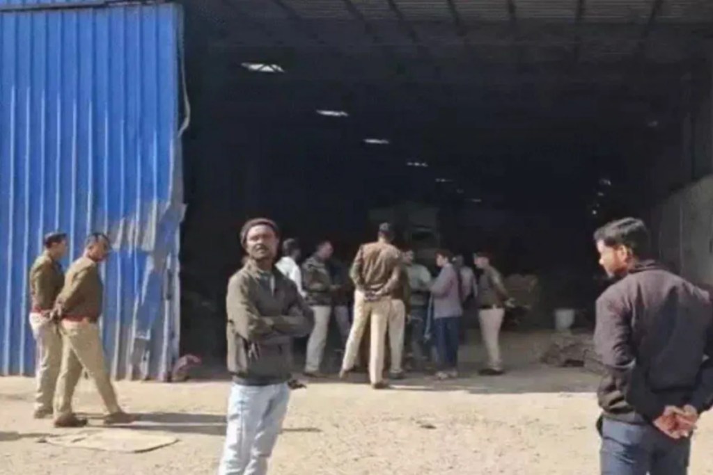 Cold storage wall collapsed