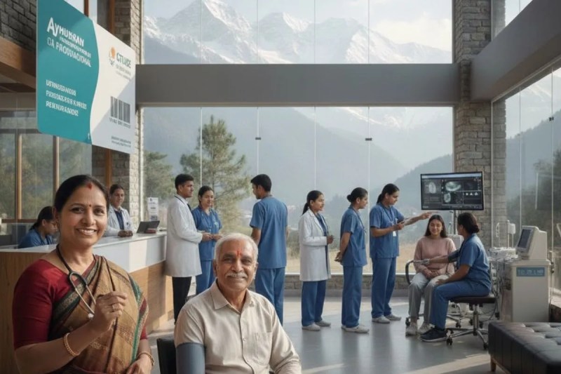 With the Ayushman card, free treatment for 150 diseases, including kidney, liver, heart, and cancer, will be available at private hospitals