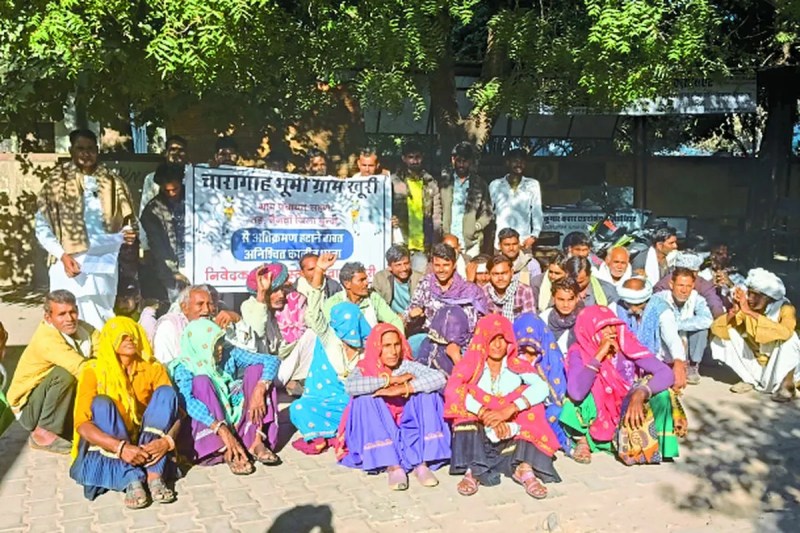 उपखण्ड अधिकारी कार्यालय पर पांच घंटे हंगामा