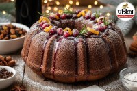 Christmas Cake at Home, Red Wine Cake Recipe, Easy Wine Cake Recipe,