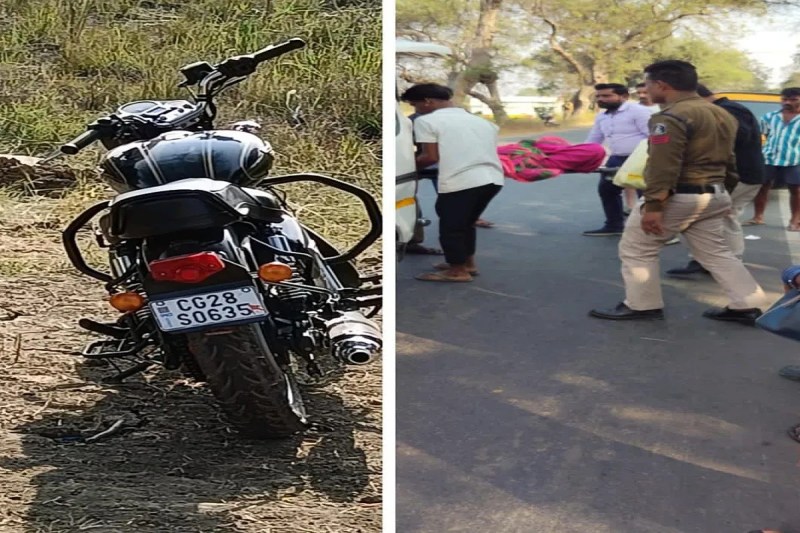 CG Road Accident: बेटे की बुलेट के पहिए में जा फंसी पीछे बैठी मां की साड़ी, फिर सड़क पर अचानक मच गई अफरा-तफरी