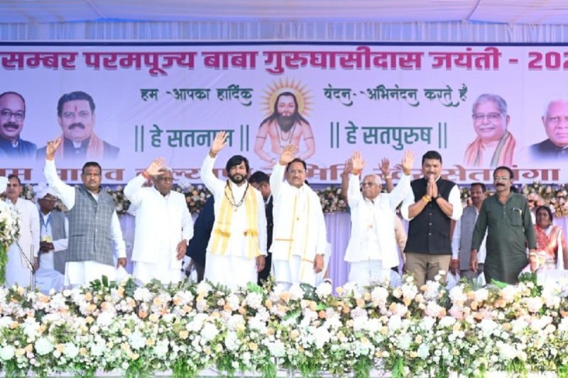 बाबा के बताए मार्ग पर चलकर ही बनेगा विकसित छत्तीसगढ़: मुख्यमंत्री विष्णु देव साय