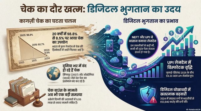 Data related to use of cheques in India