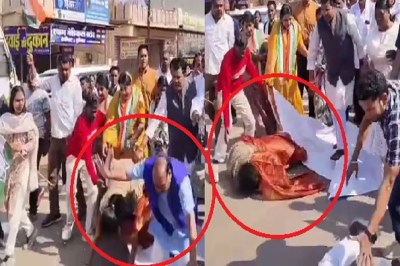 congress protest dhamtari