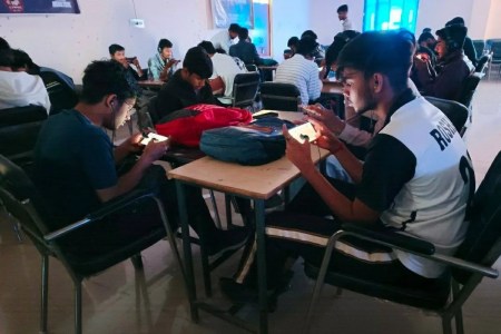 इंजीनियरिंग कॉलेज में हाल ही में आयोजित हुई ई-स्पोर्ट्स प्रतियोगिता।