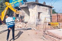 NH 69 bulldozer action encroachments demolished beautification mp news