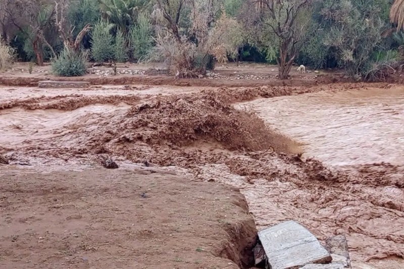 Flash floods in Morocco