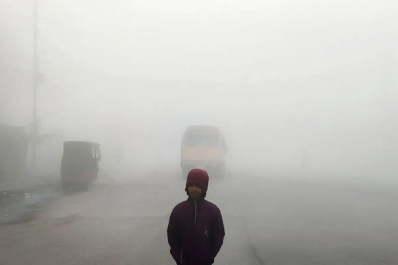 Heavy Fog In Katni