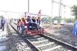 Chichonda-Multai third railway line speed trial 130 kmph betul mp news