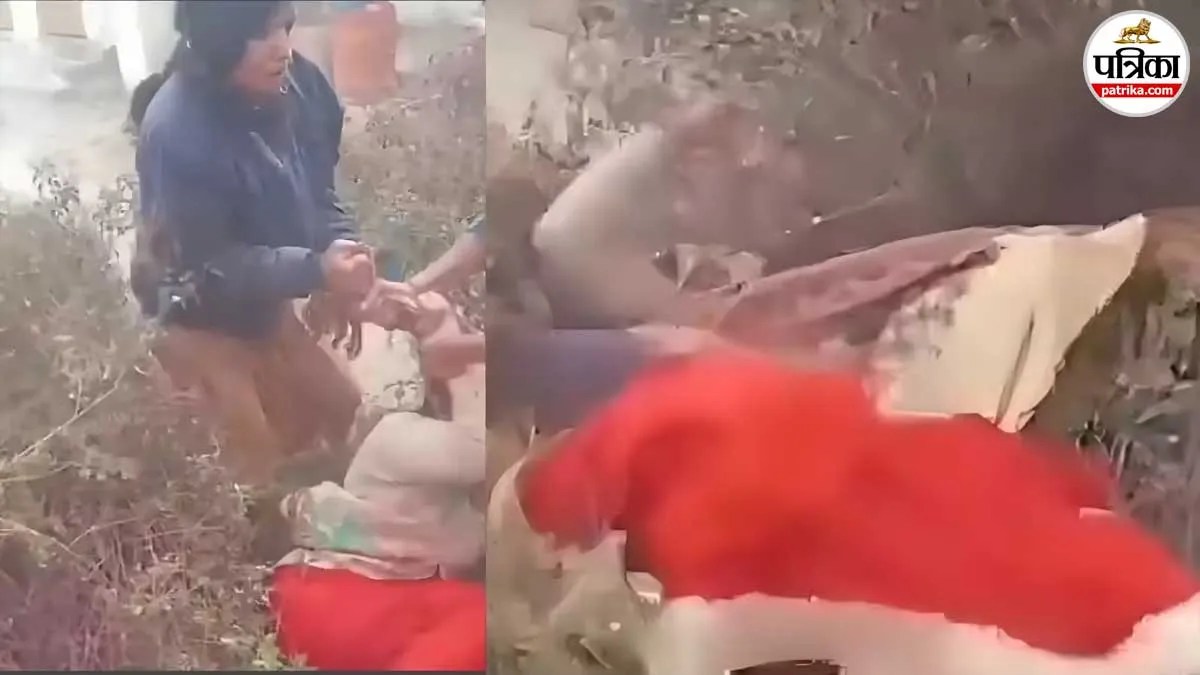 gorakhpur mid day meal worm controversy principal cook fight video viral